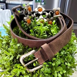 Express Genuine Leather Brown Belt ⚜️🤎⚜️